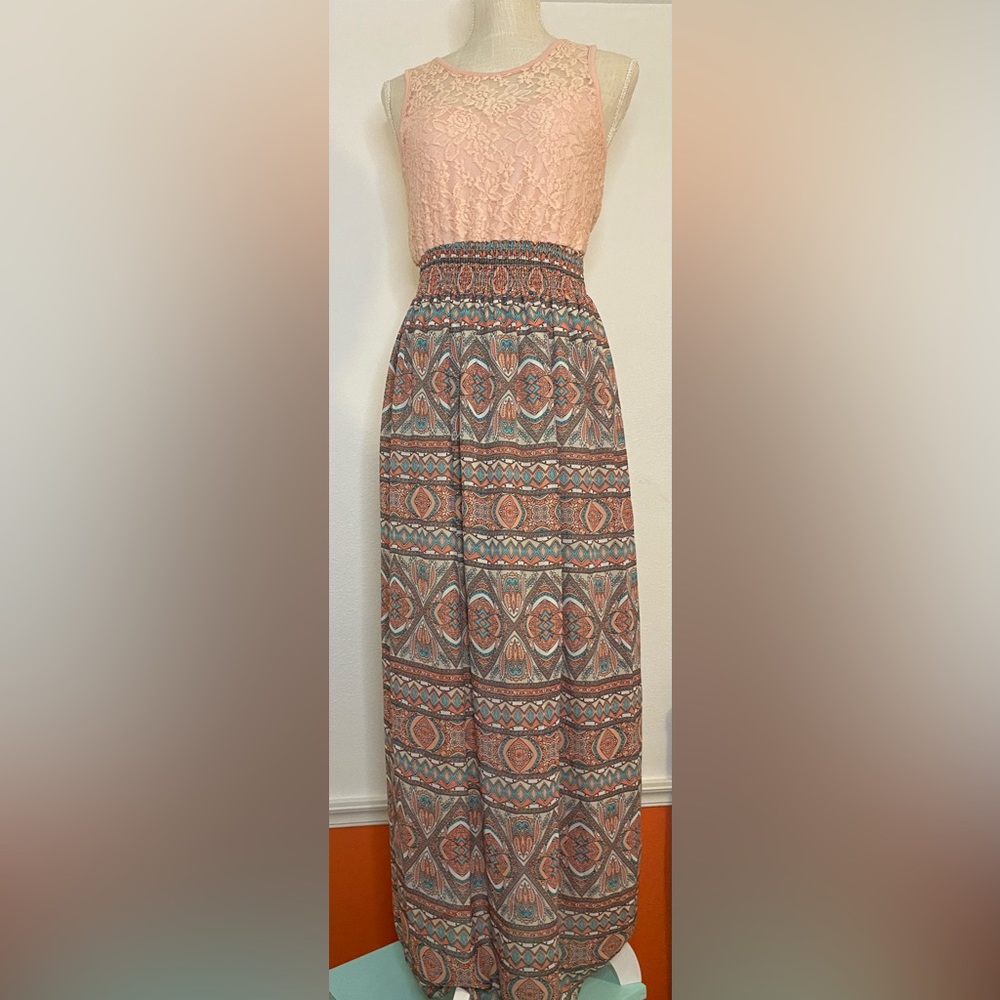 Laced top Maxi Dress